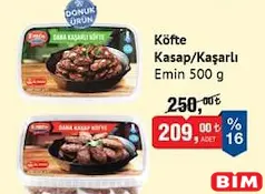 EMİN KÖFTE KASAP/KAŞARLI 500 G